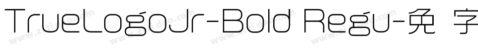 TrueLogoJr-Bold Regu字体转换